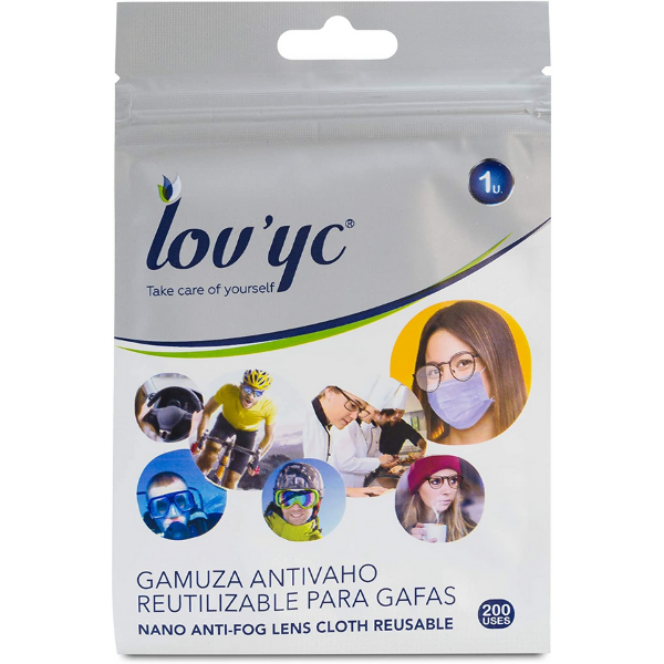 Toallita gamuza antivaho para gafas - 300 usos